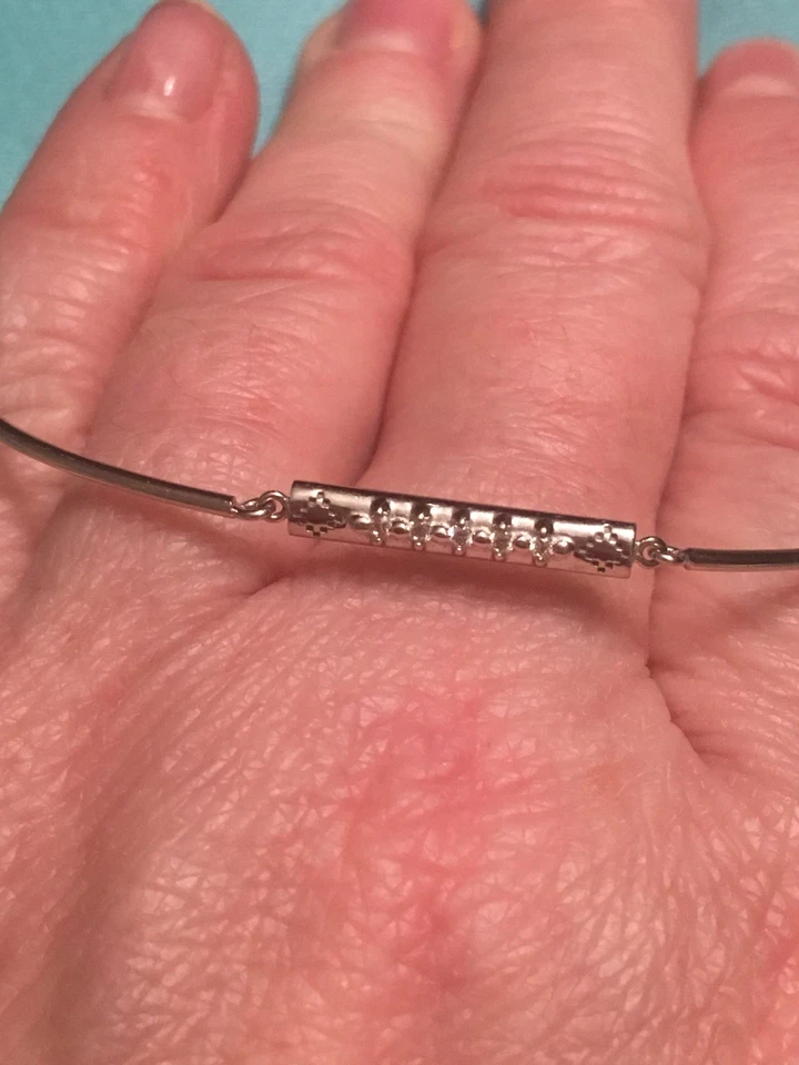 Brazalete Gucci Diamante Oro Blanco 18kt Foto 3 de 4