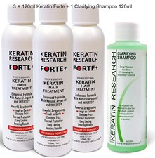 Keratin Forte Extra strength hair Blowout Keratin treatment 360ml w/ Clarifying