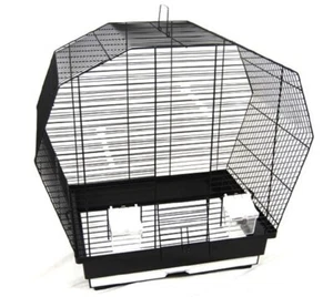 Cage pour Oiseaux Oiseau Accueil pour Perruches Noir 57 CM