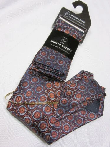 Lazos de Paisley Pierre Cardin Marrón para Hombres