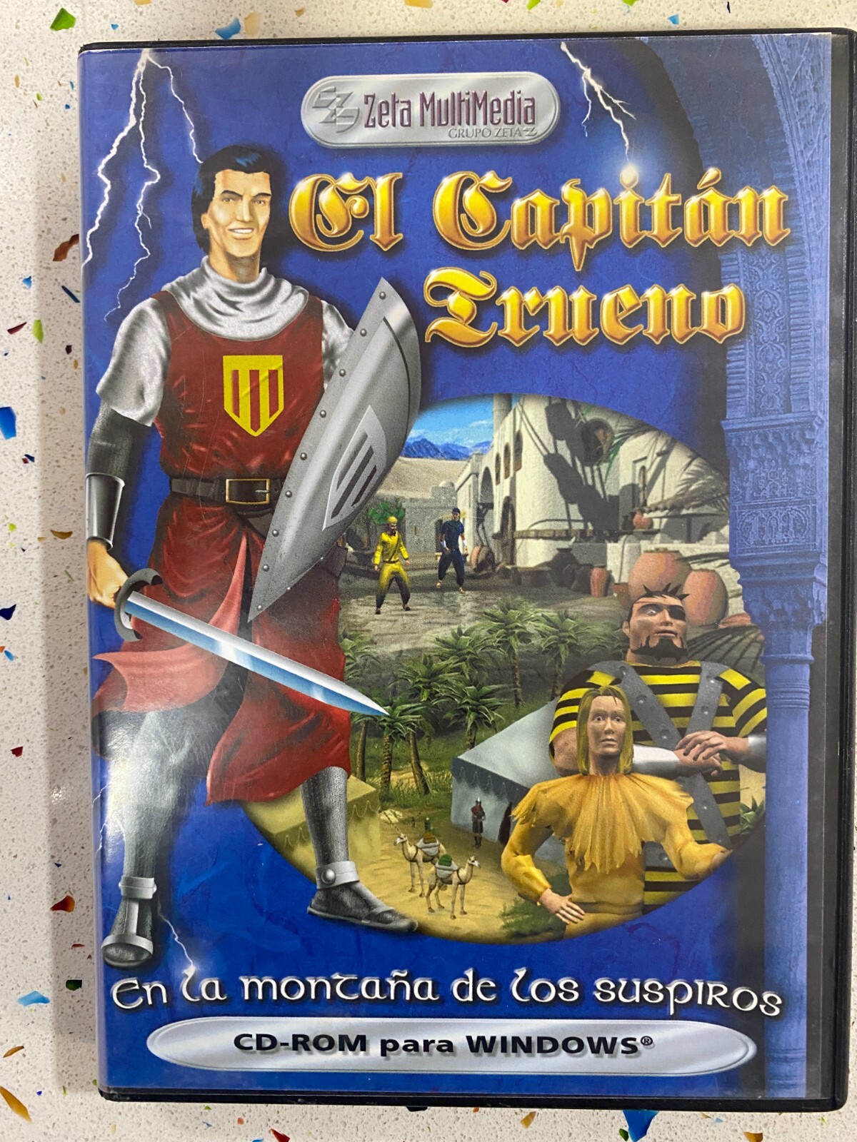 El Capitan Trueno In The Mountain Of Sighs PC Game CD-ROM Spanish Zeta AM