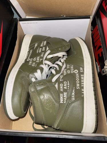 Nike Jordan 1 Retro High Olive Men's Size (555088-300 Authentic | eBay
