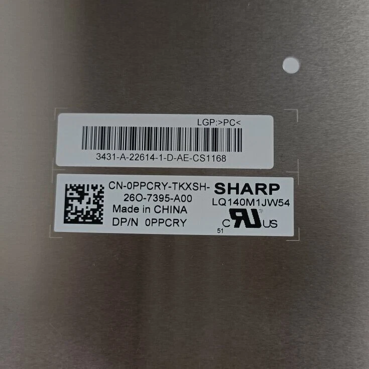 144hz 14.0" FHD LAPTOP LCD SCREEN EXACT LQ140M1JW54 1920x1080 40pin 0PPCRY - Image 3 of 4