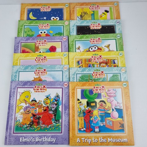 SESAME STREET ELMO'S LEARNING ADVENTURE BOOK ACTIVITY BOOK FLASHCARD SET - Picture 6 of 18