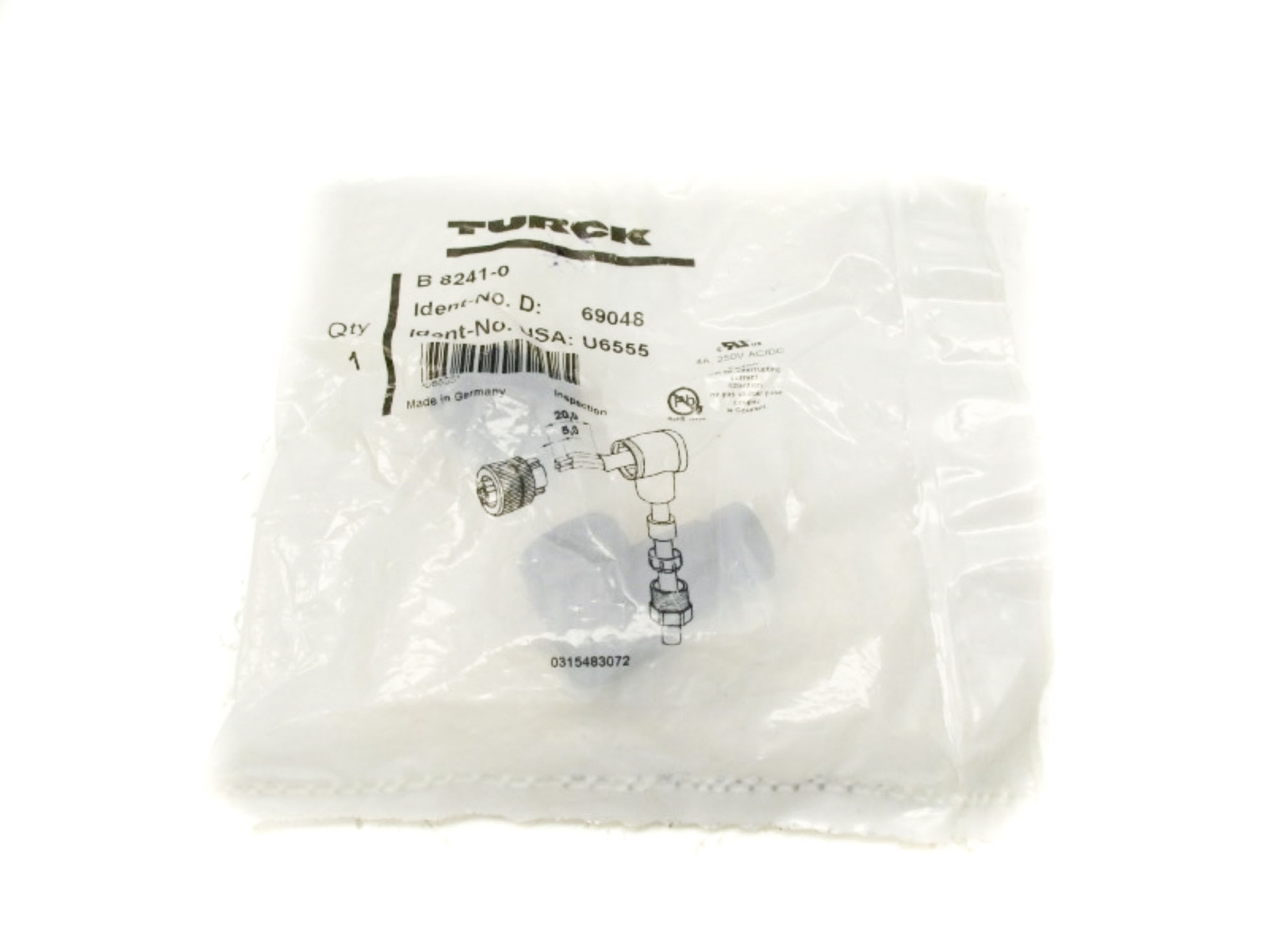 TURCK B8241-0 U6555 250VAC/DC 4A NSMP