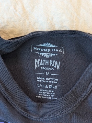 Death Row Records x Happy Dad Hard Seltzer Cartoon Snoop Dog Graphic Tee / Med - 第 3/7 張圖片