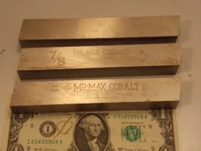 Lot of 3 Cleveland 7/8" Square 6" Mo Max Cobalt Lathe Tool Bit Blank 7/8x7/8x6