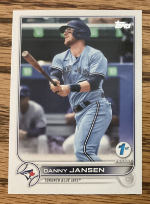 2022 Topps Series 1 First 1st Edition Base Card Danny Jansen Blue Jays