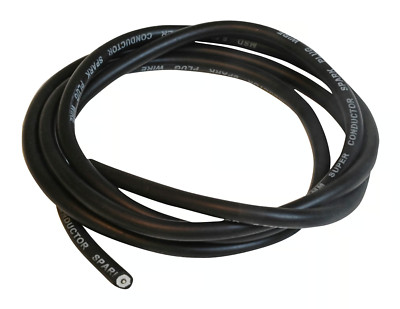 MSD 8.5mm Super Conductor Spark Plug Bulk Wire Black 100' Bulk 34043