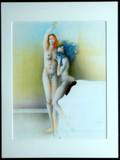 PAUL WUNDERLICH -"  Homo SUM "  Erotische Druckgrafik 1978, signiert