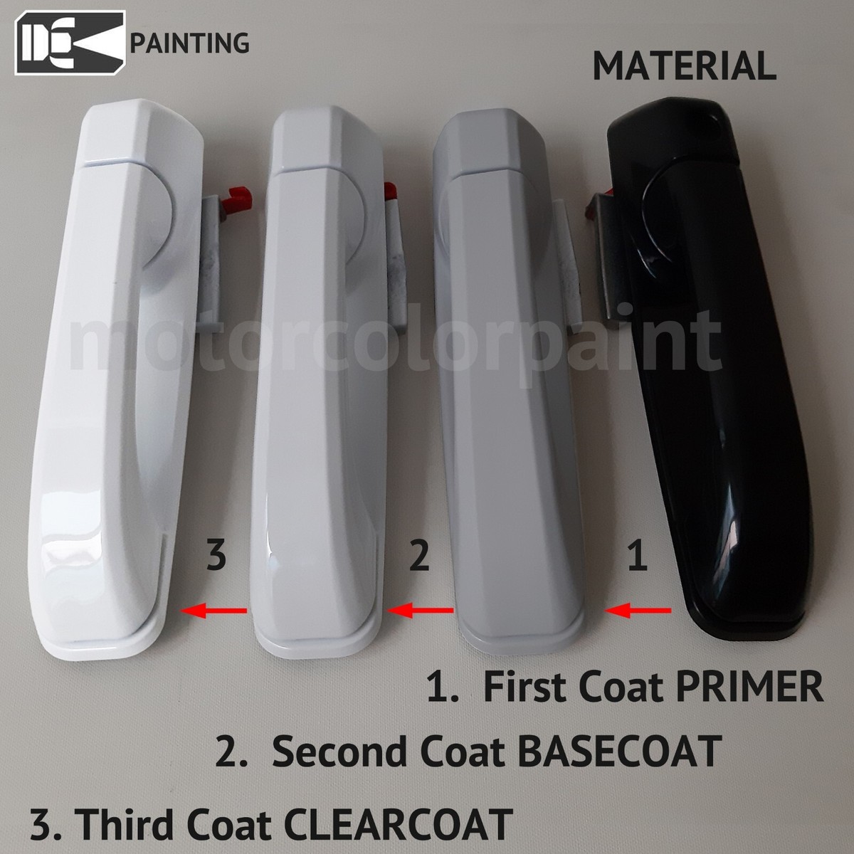 2010-2018 RAM Front & Rear Door Handle Bright White PW7 | eBay