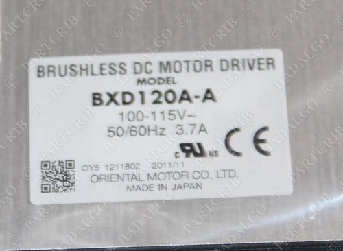 Oriental Motor, BXM5120-A2, BXD120A-A, Vexta Brushless DC Motor & Speed Controll - Picture 5 of 5