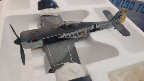 FRANKLIN MINT 1/48 Armour FW 190 Focke Wulf Luftwaffe Model WWII Aircraft 98032 - Imagen 4 de 7