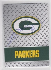 IKE THOMAS GREEN BAY PACKERS 1972-73 BISHOP  AUTOGRAPHED PLAYING CARD