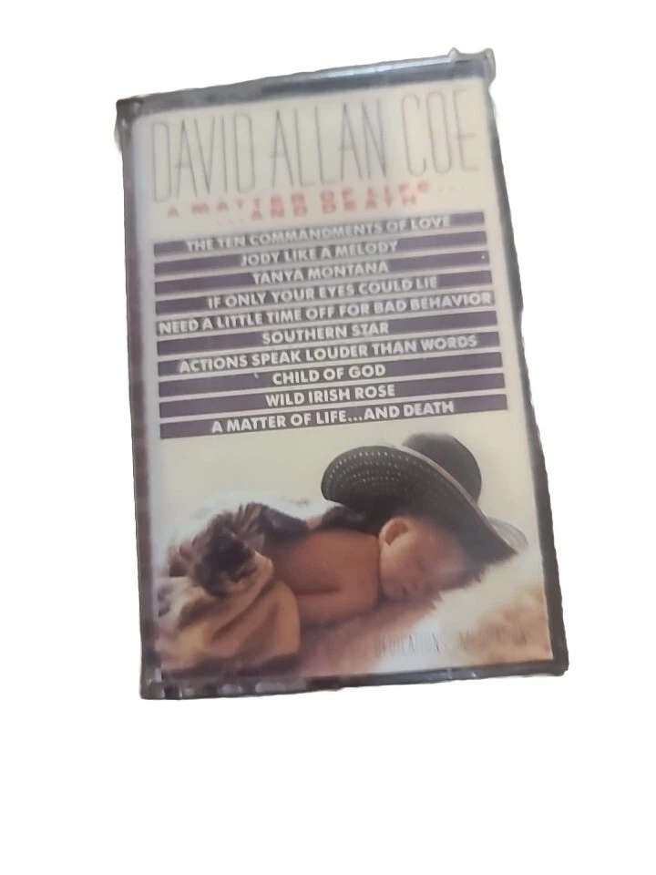 David Allan Coe - A Matter Of Life And Death Vintage Country Cassette NEW SEALED - Image 2 of 4