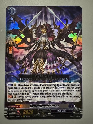 CARDFIGHT VANGUARD IMPEDIMENT SLICER (DARK STATES GRADE 1) DZ-SS01/RE10EN RE