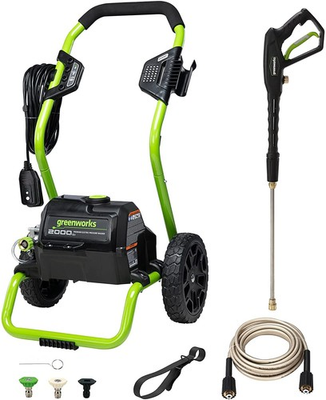 #ad #ad Greenworks 2000 PSI 13 Amp Electric 13 Amp 2000 Corded Green $108.97