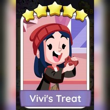 1 x Vivi's Treat ⭐️⭐️⭐️⭐️⭐️- Set 19 - Mono_poly_ Go sticker (Fast sending)