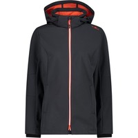 CMP - Damenjacke Mit Kapuze Und ReißVerschluss, Anthrazit-Mohn, Xxxl
