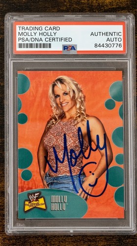 Molly Holly WWE Diva 2001 Fleer Signed Autographed Card PSA Authenticated