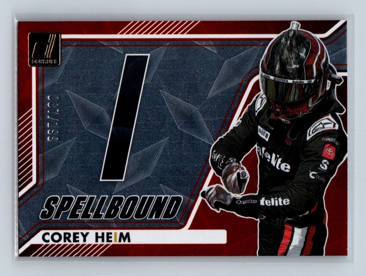 2026 Panini Donruss Spellbound (I) Diamond Plate Corey Heim #3 87/199 NASCAR
