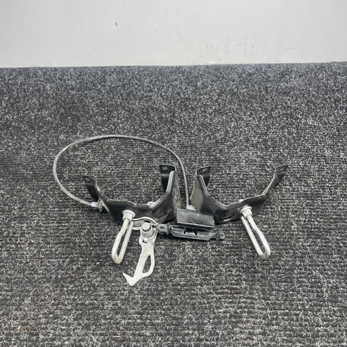 ☑️ 07-13 BMW E70 X5 HOOD LOCK LATCH HOOK UPPER SECTION PAIR SET OEM