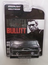 Greenlight Hollywood 1968 Dodge Charger Steve McQueen Bullitt 1/64 Scale Car New