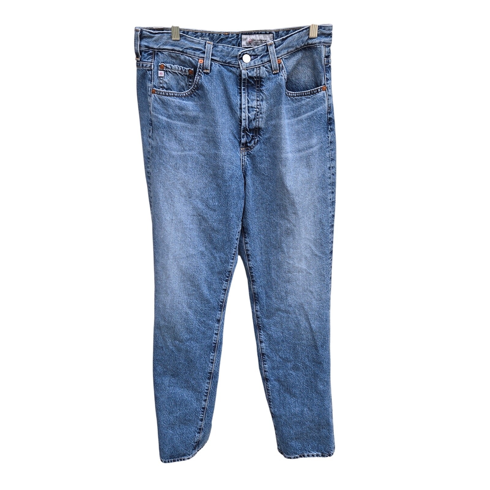 AG Adriano Goldschmied Alexxis High Rise Vintage Straight Jeans 100% Cotton 31R thumbnail 17