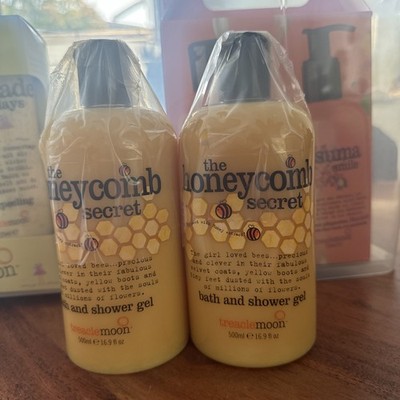   TREACLEMOON   the honeycomb secret   BATH AND SHOWER GEL 500ML   RAR UK