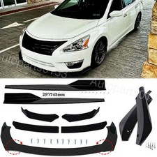 For Nissan Altima Glossy Front Bumper Lip Splitter Side Skirt Rear Diffuser For Nissan Altima Glossy Front Bumper Lip Splitter Side Skirt Rear Diffuser