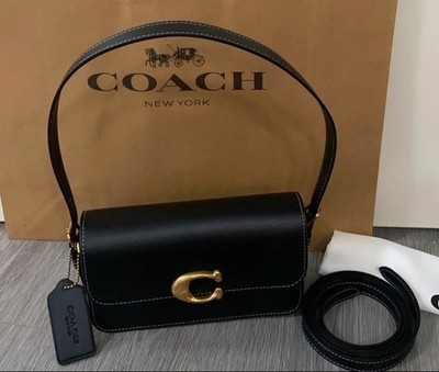 COACH Zoe Shoulder Bag Black CAM18 Outlet NEW | eBay