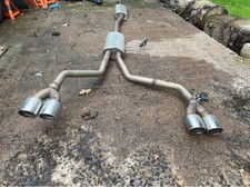 Alfa Romeo GTV Spider 916 2.0 CF1 CF2 Scarico Cat Posteriore Quad Terminali Scatola Posteriore