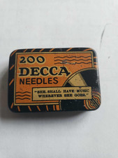 Boite à aiguilles pour Gramophone  DECCA  avec aiguilles