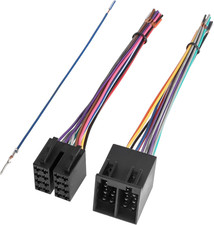 16 Pin ISO Radio Wiring Harness Adapter Male Female for 2004-2021