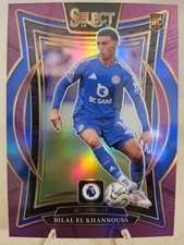 24-25 Panini Premier League Terrace Bilal El Khannouss Purple Prizm /140 (RC)