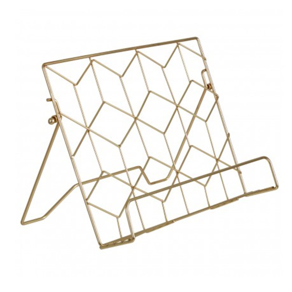 Vertex Contour Matte Gold Cooking Book Recipe Kitchen Cookbook Stand Bookrest