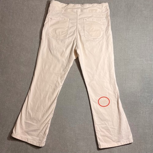 Free People cremefarbene Cord Schlaghose hoher Bund seitlicher Reißverschluss Damen Größe L - Bild 5 von 9
