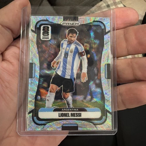 Lionel Messi 2026 Prizm World Cup Argentina Silver Wave #10