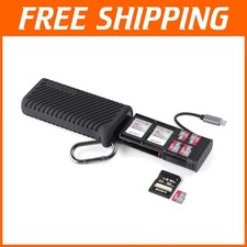 High-Speed 2-in-1 SD Card Reader for Cameras, Smartphones