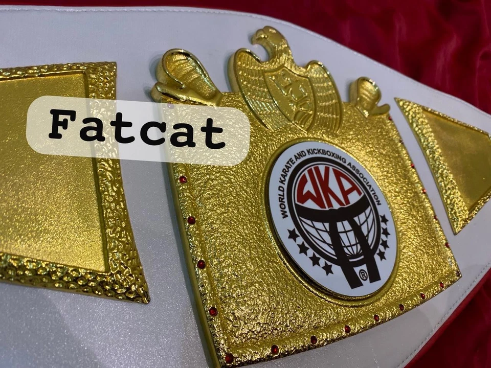 WKA World Karate and Kick Boxing Wrestling Championship Boxing Belt Replica - Image 2 of 4