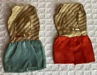 VTG BARBIE DOLL “DRESSED UP”FASHIONS,1968 INCLUDES 2 OUTFITS