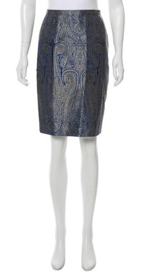 Escada Women's Pencil Skirt Silk Blend size S