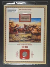 1938 Buffalo Nickel with 6 Cent Commemorative Stamp