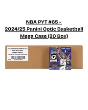 NBA PYT #65 -  2024/25 Panini Optic Basketball Mega Case (20 Box)