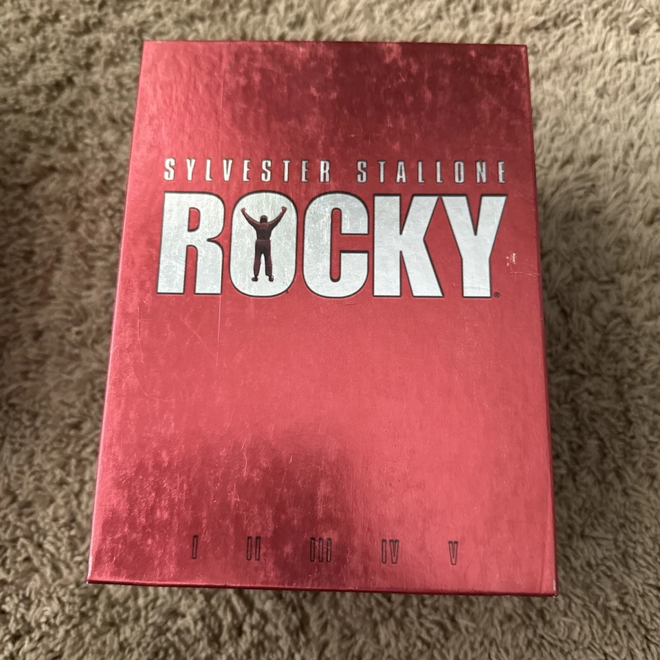 Rocky VHS Tapes Limited Box Set 1 Through 5 Home Video I-V MGM UA Stallone Foto 3 de 4