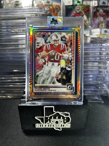 2025 Panini Donruss Optic #47 Drake Maye Fire Emoji 🔥 (SSP) Case Hit 💥💥💥
