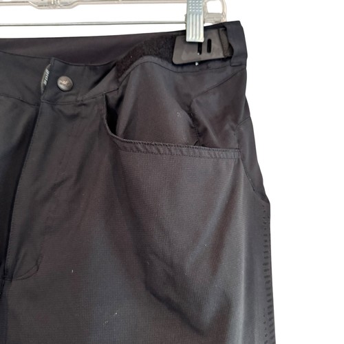 ZOIC 2-in-1 Bike Shorts Men’s Small Black Padded Liner Adjustable Waist Zip Pckt - Picture 5 of 12