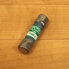 Fusetron FNM-2 Fuse, 2A, 250VAC, Dual Element - USED