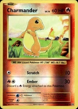 Pokemon Reverse Holo Charmander XY - Evolutions 9/108 LP