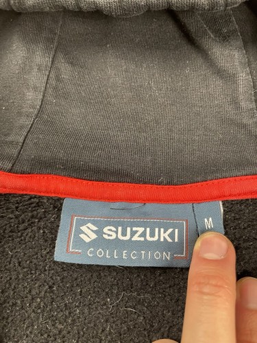 Sudadera con Capucha Cremallera Completa Suzuki Racing Collection Talla M Negra Amarilla Motociclista MotoGP Logo - Imagen 5 de 8